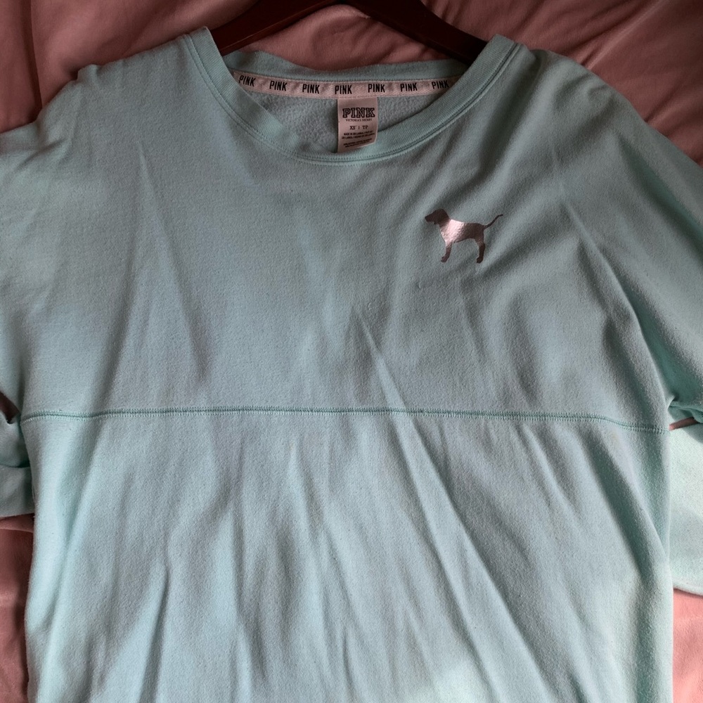 Pink crew neck